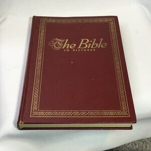 The Bible in Pictures Rev. Ralph Kirby 1952 Hard Cover Greystone Press